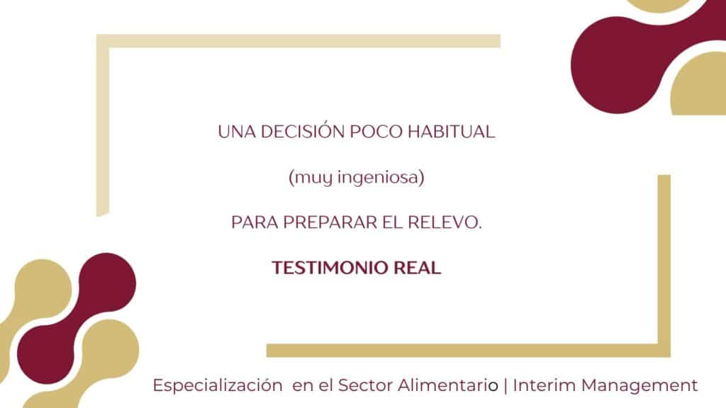 preparar el relevo generacional